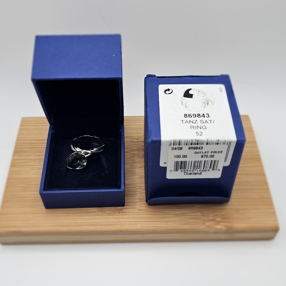 Swarovski Crystal Tanzanite Color Ring